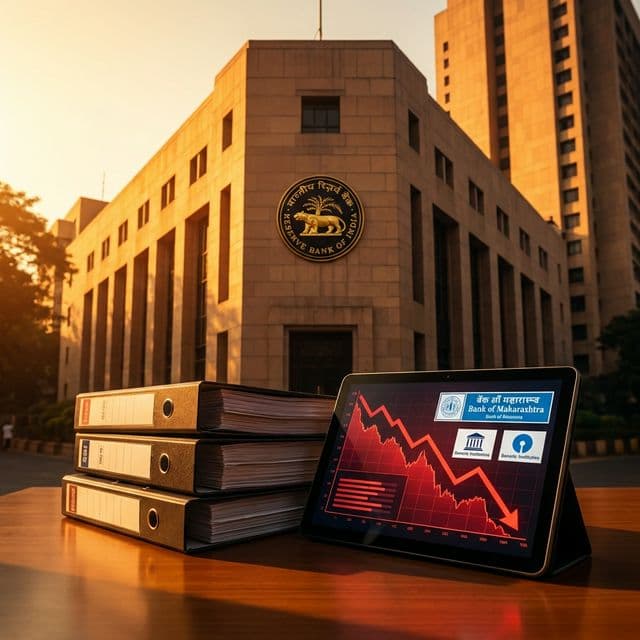 RBI का बड़ा एक्शन! Bank of Maharashtra समेत 5 बैंकों पर जुर्माना, जानें क्यों?