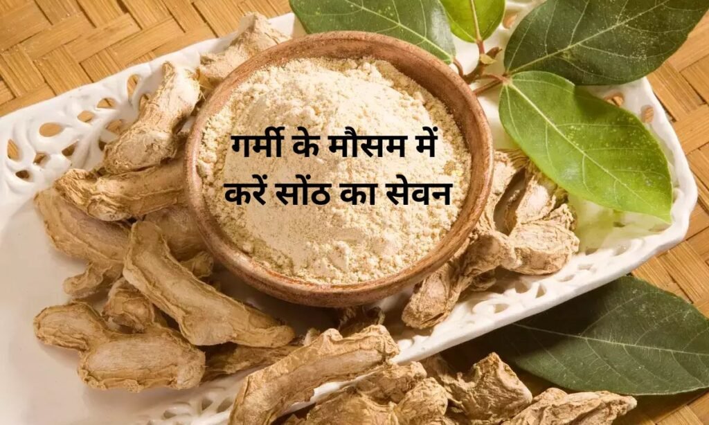 Consume dry ginger in summer season, you will get relief