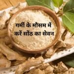 Consume dry ginger in summer season, you will get relief