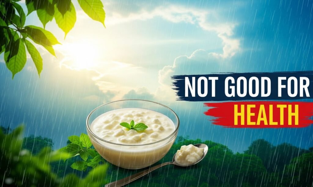 सर्दी जुकाम या फिर अस्थमा और और एलर्जी से पीड़ित, लोगों को बारिश के मौसम में दही नहीं खाना चाहिए